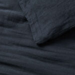 Supersoft Midnight Navy Blue Organic Cotton Toddler Duvet Cover