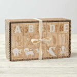 Etched Wooden Baby Blocks