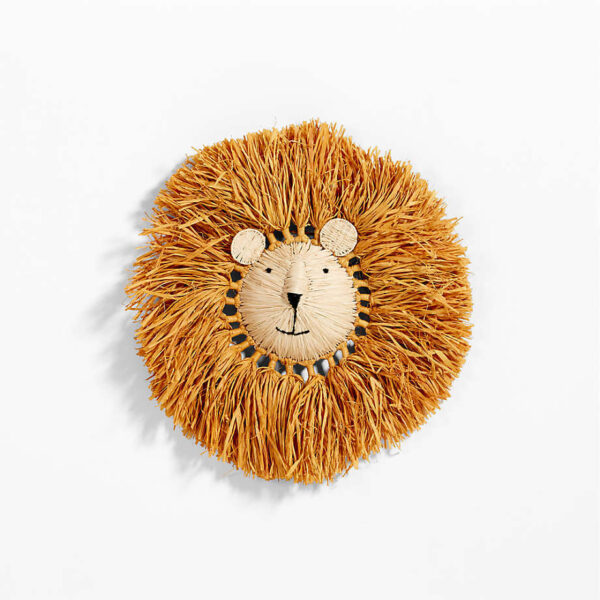 All Across Africa Lion Head Wall Decor