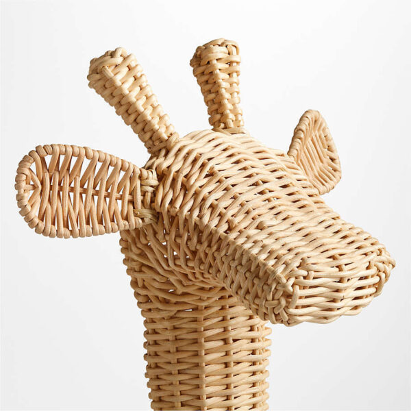 Giraffe Rattan Floor Storage Basket