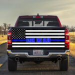 Back The Blue truck Tailgate Decal Sticker Wrap - Zarden