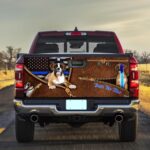 Boxer Back The Blue 3d Zipper truck Tailgate Decal Sticker Wrap Tailgate Wrap Decals For Trucks - Zarden