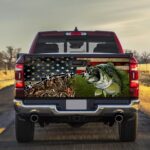 Bass Fishitruck Tailgate Decal Sticker Wrap Tailgate Wrap Decals For Trucks - Zarden